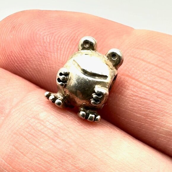 Pandora Frog Charm 925 ALE Sterling Silver - Picture 1 of 3